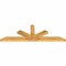 Ekena Millwork Saratoga Rough Sawn Timber Gable Bracket, Western Red Cedar, 96"W x 32"H x 4"D x 6"F, 8/12 Pitch GBW096X32X0406SAR00RWR - alternate 4